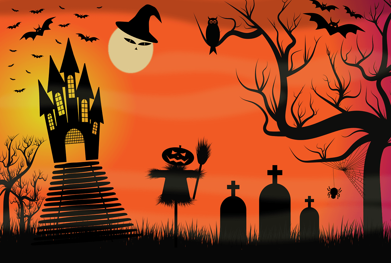 Kiedy nadmuchać balony przed urodzinami – czas nikkigocom-halloween-poster-6730456_1280
